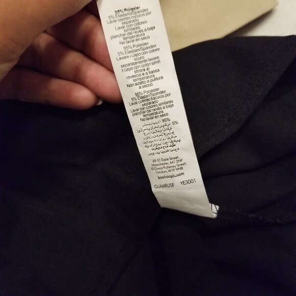 NWT PrettyLittleThing Black Stretch Woven Fold Over Detail Micro Mini Skirt Smal - Picture 9 of 12